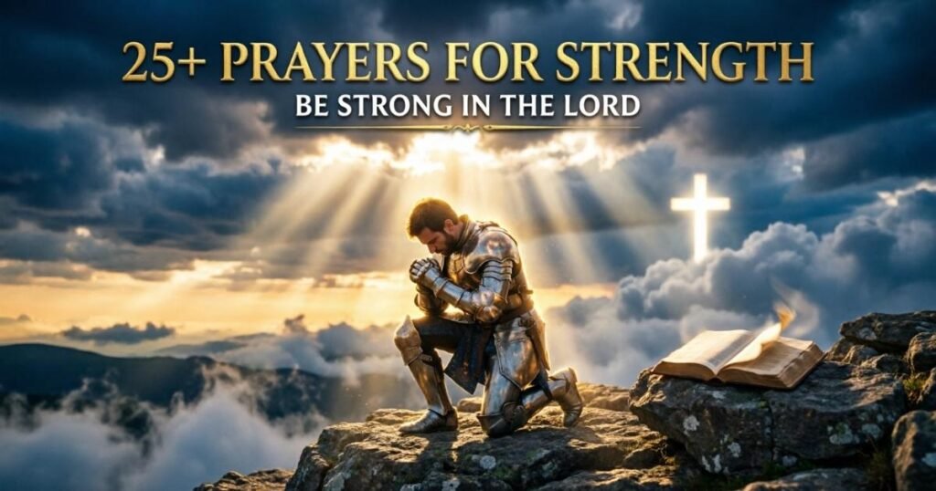 25+ Prayers For Strength – Be Strong in the Lord