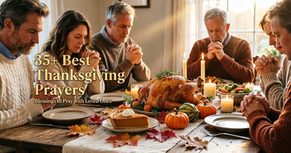 35+ Best Thanksgiving Prayers; Blessings to Pray with Loved Ones