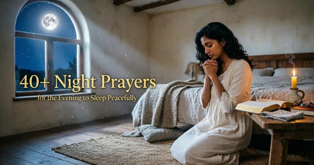 40+ Night Prayers for the Evening to Sleep Peacefully