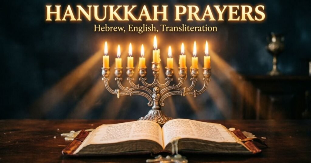 Hanukkah Prayer: Hebrew, English, Transliteration & Prayers for Each Night 