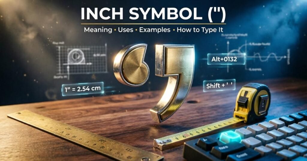 Inch Symbol: Meaning, Uses, Examples, and How to Type It 