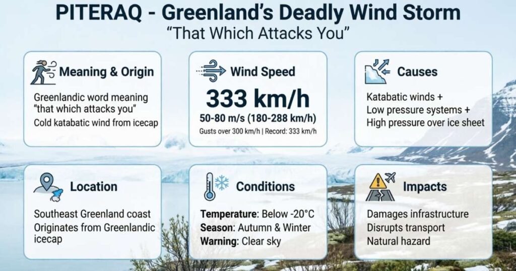 Piteraq Meaning: Origin, Causes, Wind Speed & Greenland Weather 