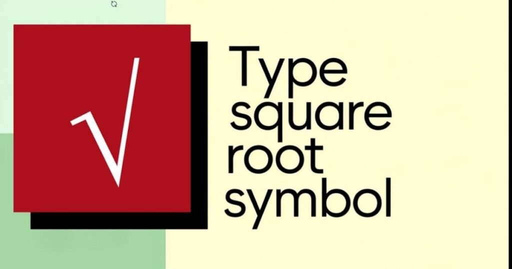 Square Root Symbol: Copy, Paste, Alt Code & Keyboard Shortcuts 