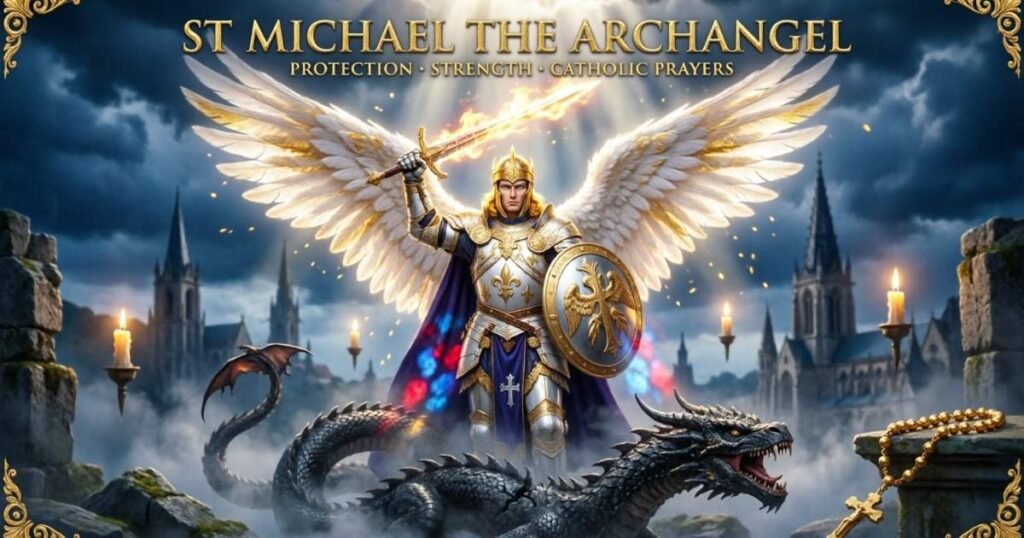 St Michael prayer the Archangel: Protection, Strength & Catholic Prayers 
