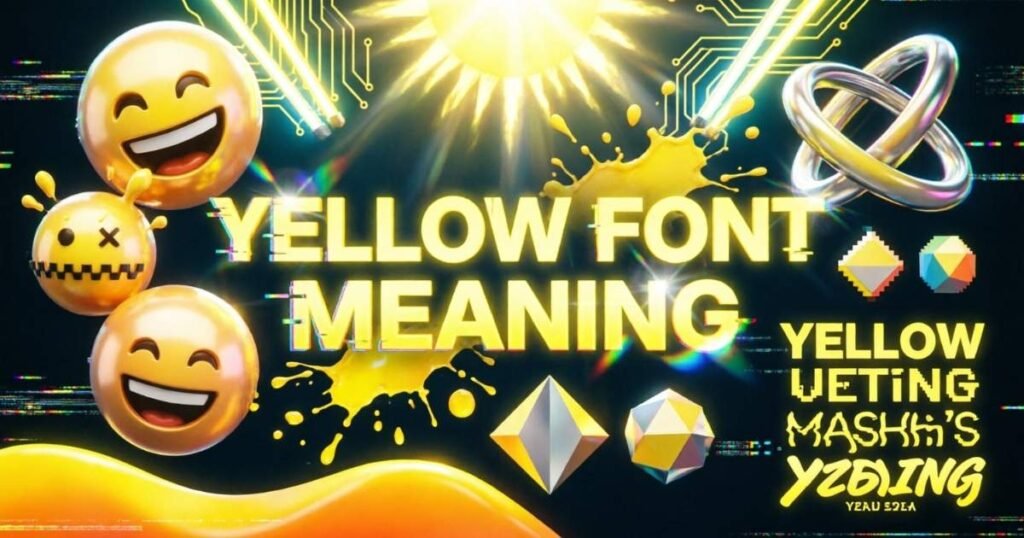 Yellow Font Meaning: Symbolism, Psychology, Uses, Shades & Readability