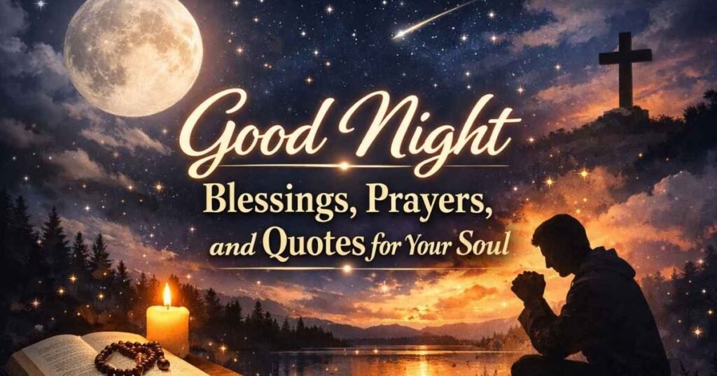 90+ Good Night Prayers,Blessings, & Quotes for Loved Ones