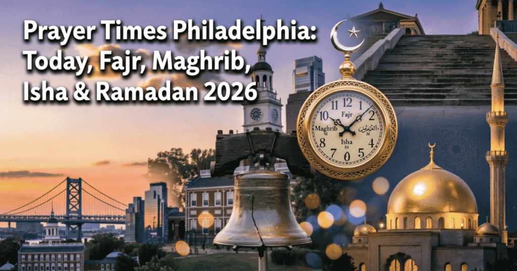 Prayer Times Philadelphia: Today, Fajr, Maghrib, Isha & Ramadan 2026 